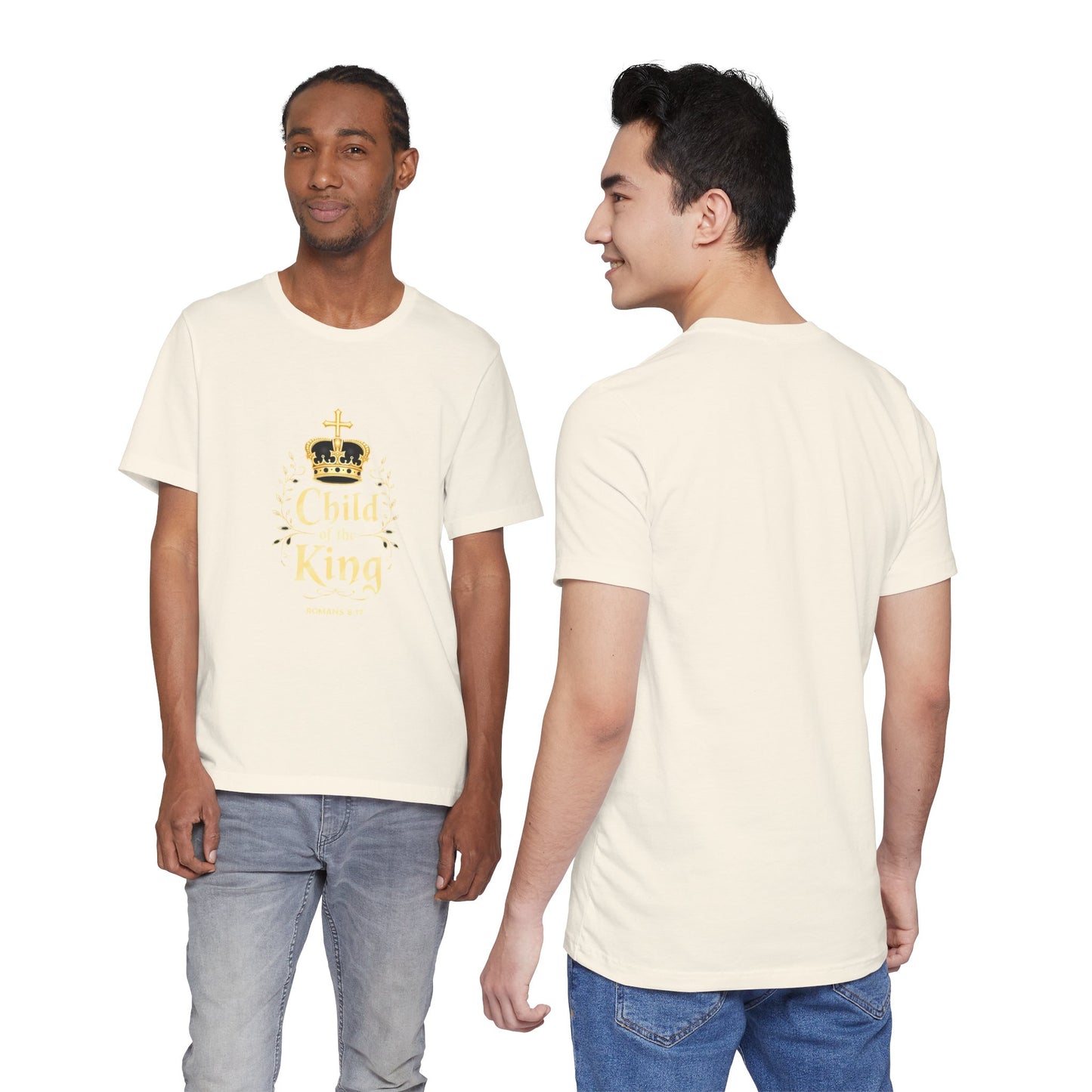 Child of the King T-Shirt | Romans 8:17 Christian Crown Tee | Perfect Gift for Believers  | Thoughtful Christian Gift