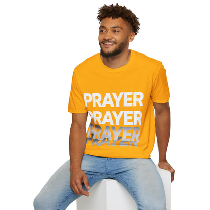 Prayer Repeat T-Shirt | Bold Spiritual Graphic Tee Gift