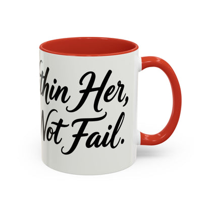 Inspirational Script Coffee Mug — "Strength Lives in Small, Steady Moments" (11/15 oz)