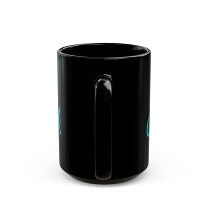 The Lord Is My Shepherd Black Coffee Mug — Inspirational Christian Scripture Mug (11oz, 15oz)