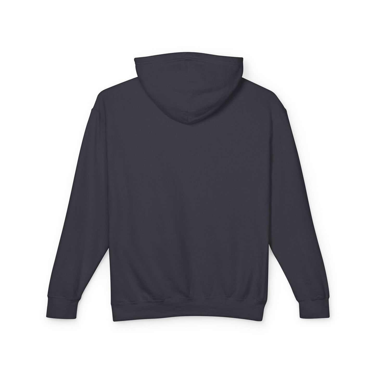 Lightweight Dove-in-Wreath Hoodie — Charcoal Comfort