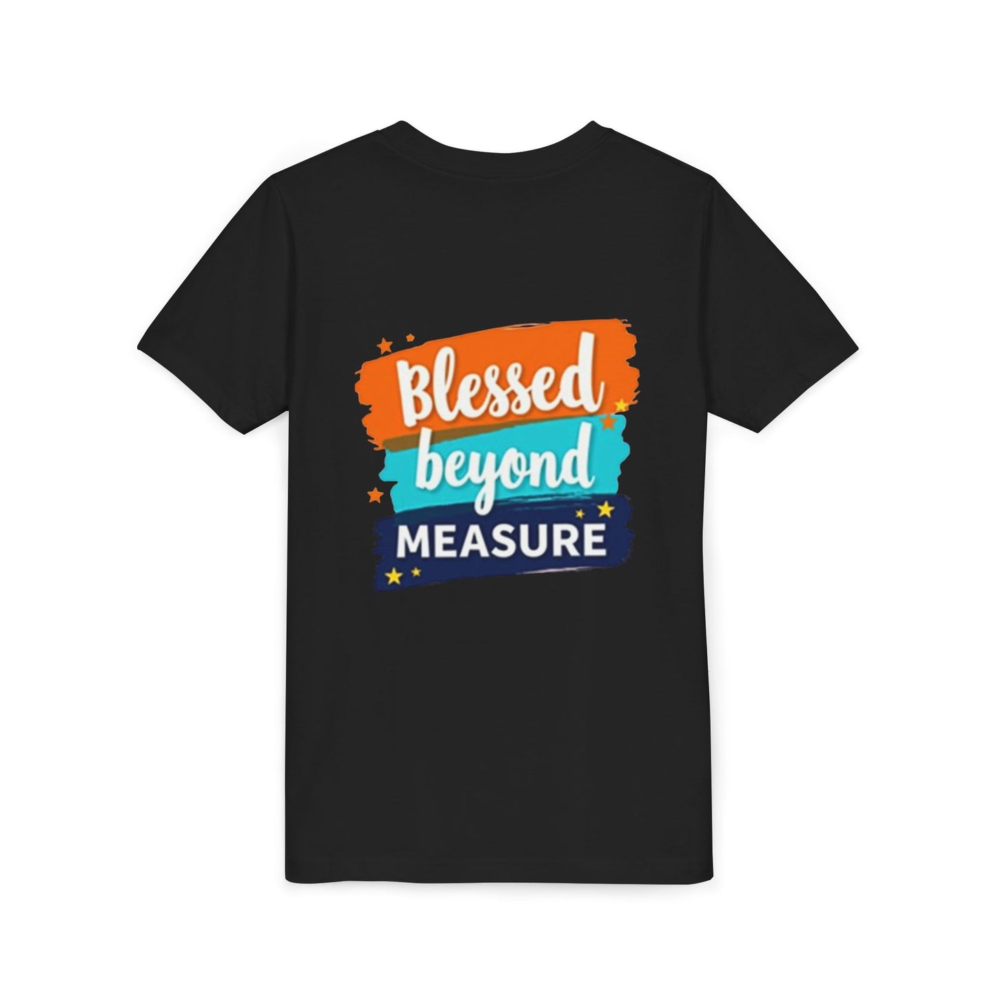 Blessed Beyond Measure Youth Tee | Inspirational Kids Shirt, Faith Design
