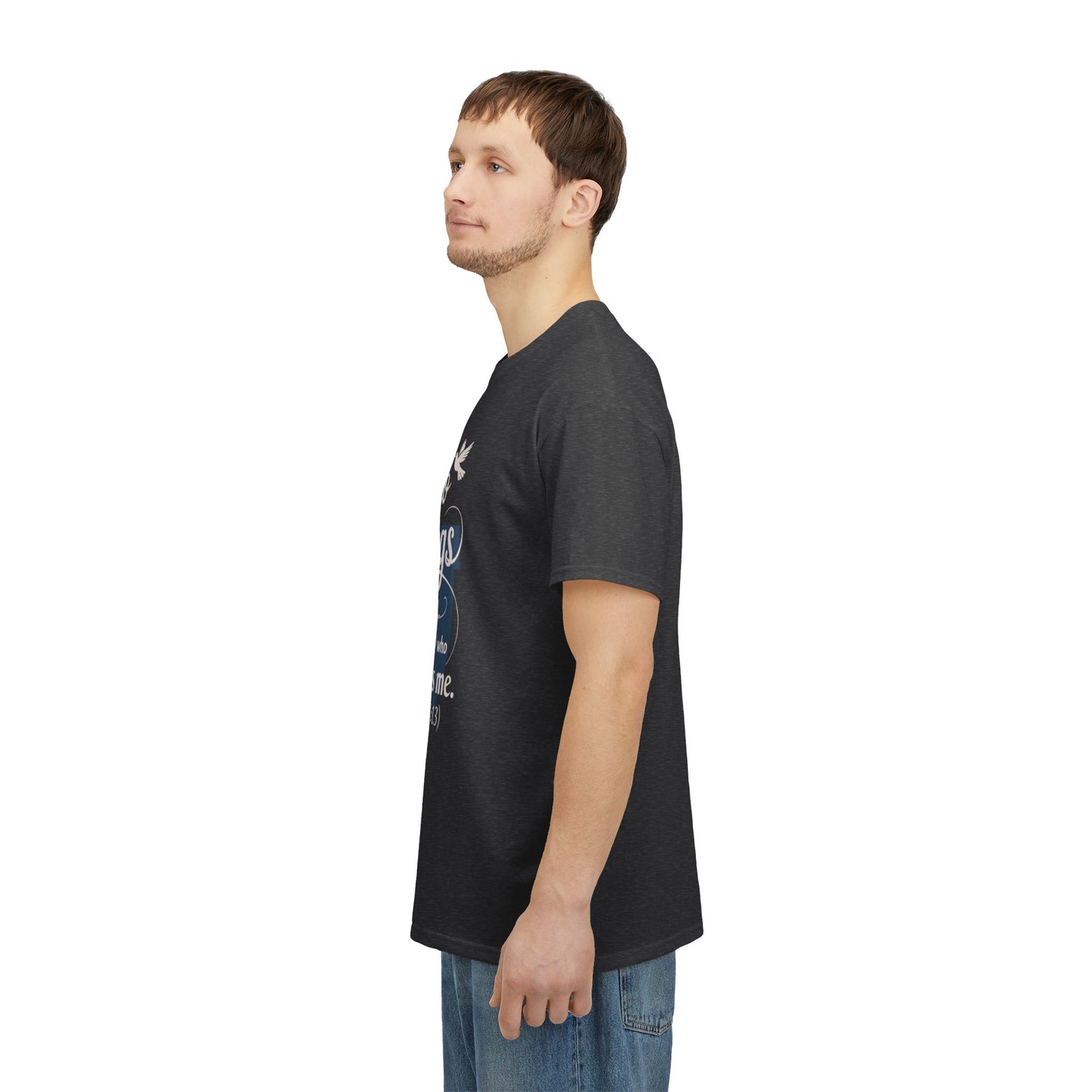 Philippians 4:13 Cotton Tee — "I Can Do All Things" Christian Prayer T-Shirt