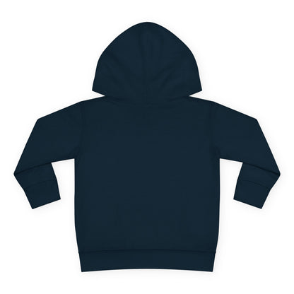 Toddler Hoodie — "Created With Purpose" Rainbow Fingerprint Cross