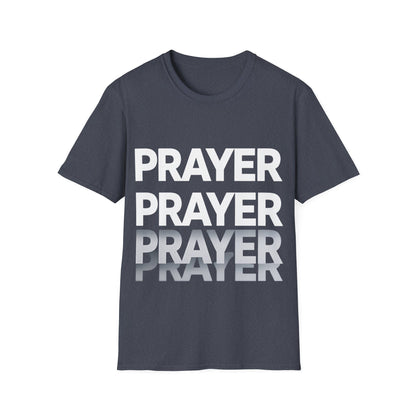 Prayer Repeat T-Shirt | Bold Spiritual Graphic Tee Gift