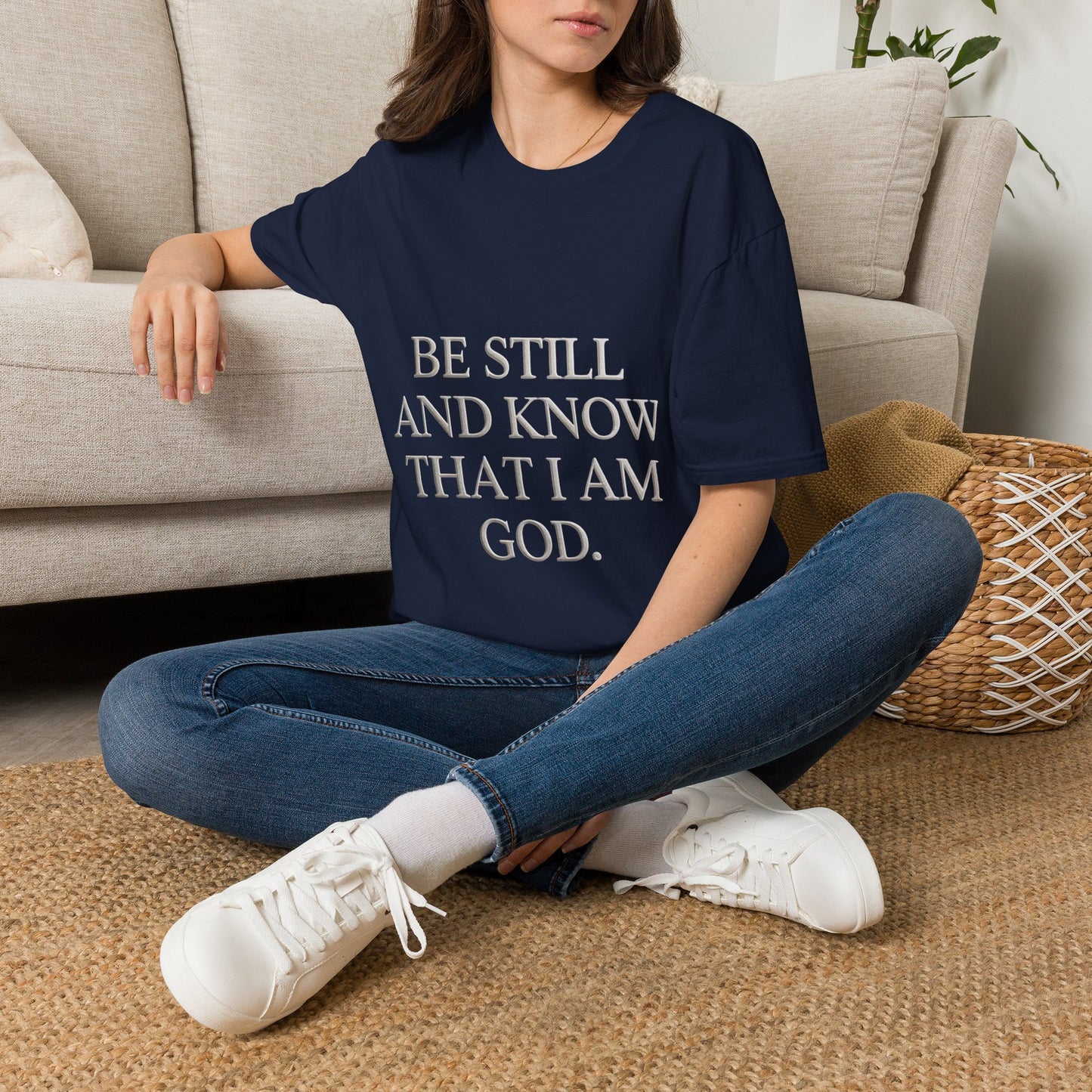 Be Still and Know T-Shirt — Inspirational Christian Faith Tee
