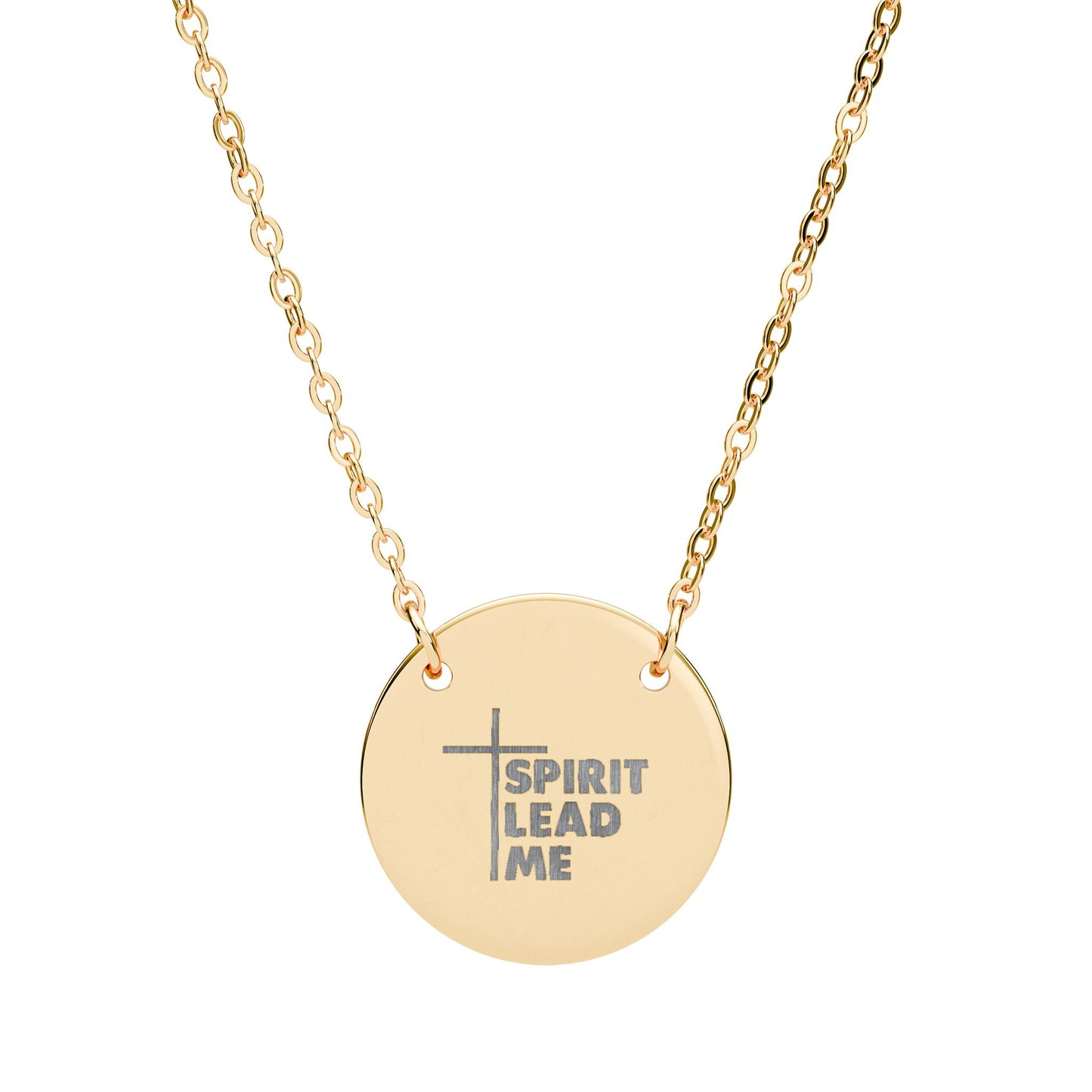 Personalized Engraved Circle Necklace | Pendant Necklace Gift for Mom and Dad