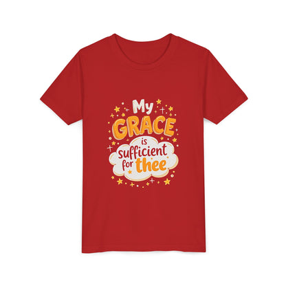 Grace thee Youth Tee | Kids Christian Shirt, Inspirational Cloud Design