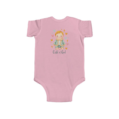 Baby Bodysuit — "Child of God" Angel Baby Onesie for Baptism & Church