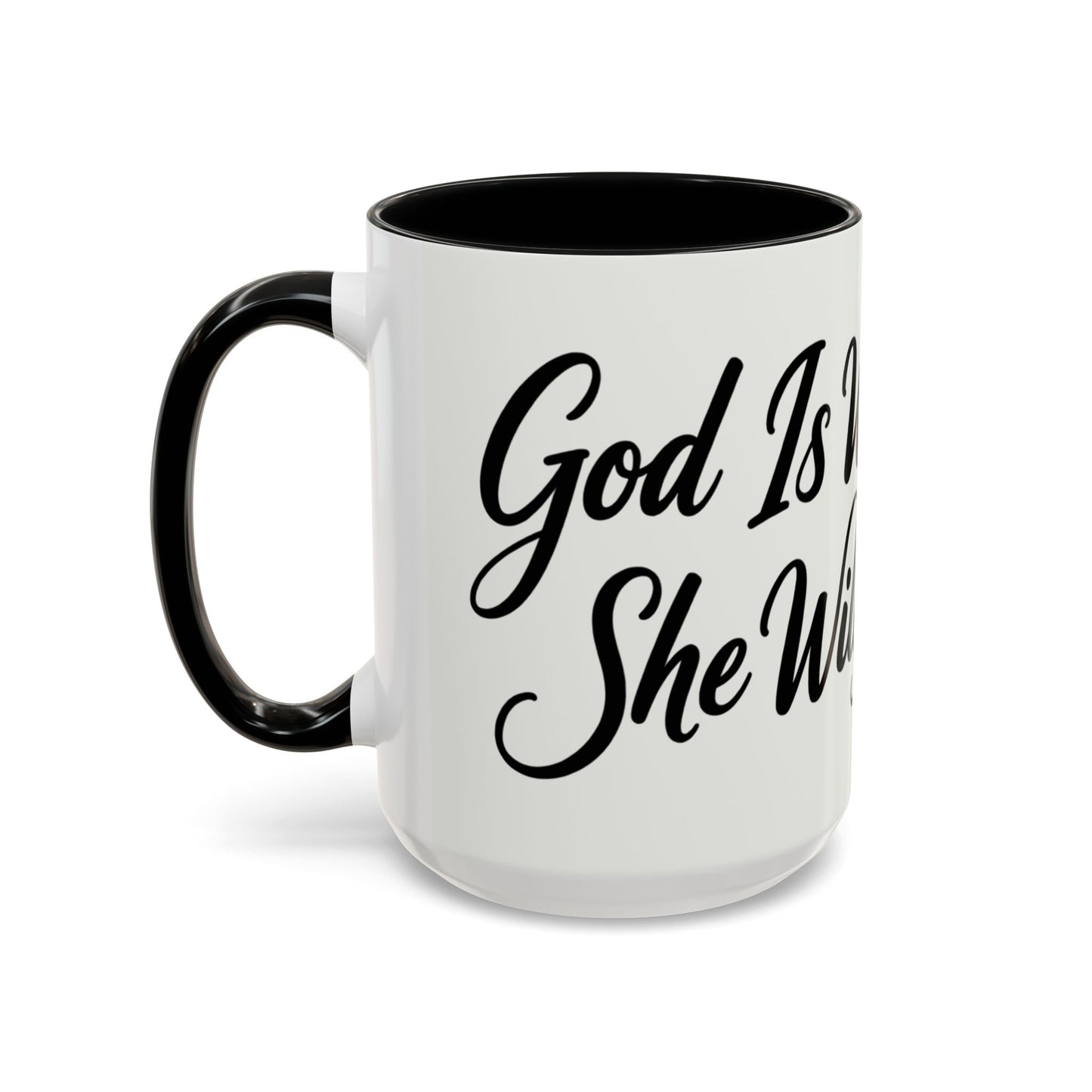 Inspirational Script Coffee Mug — "Strength Lives in Small, Steady Moments" (11/15 oz)