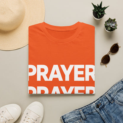 Prayer Repeat T-Shirt | Bold Spiritual Graphic Tee Gift