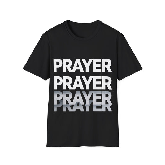 Prayer Repeat T-Shirt | Bold Spiritual Graphic Tee Gift