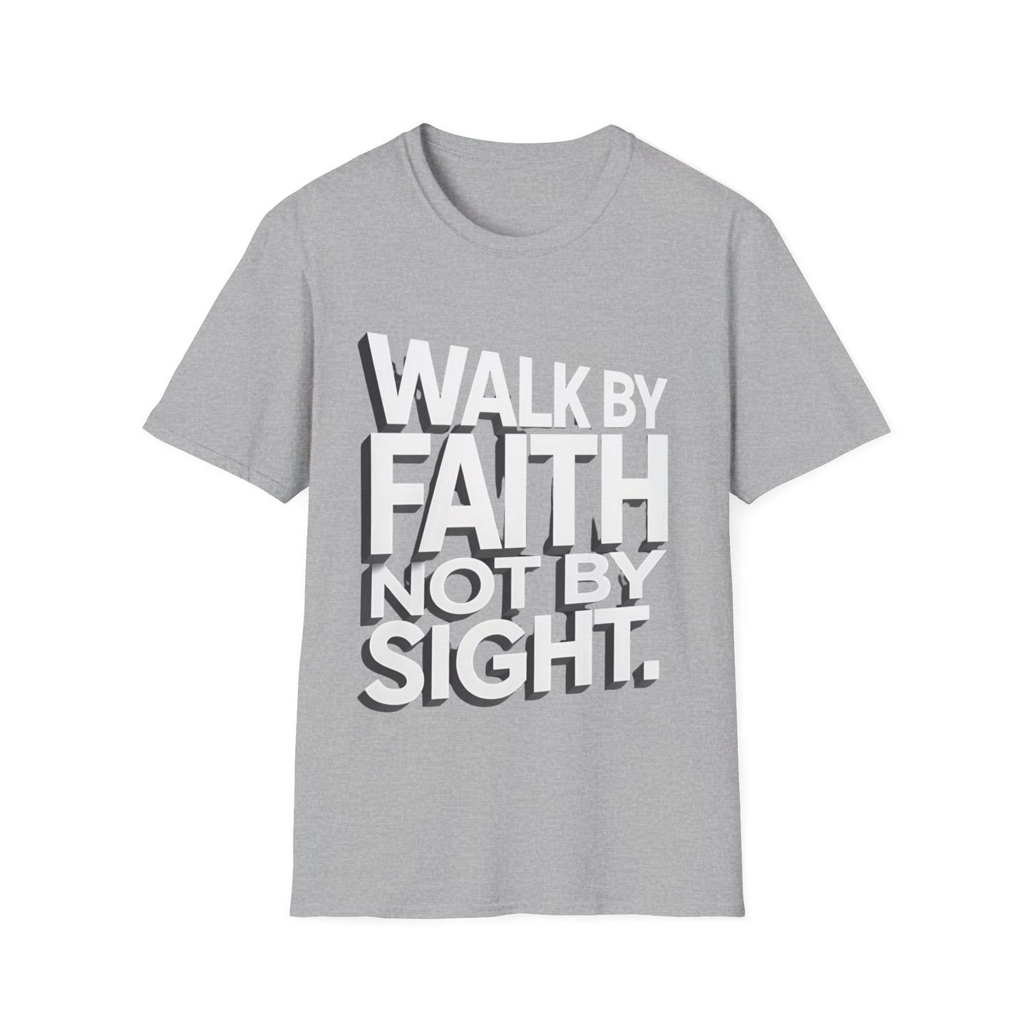 Walk By Faith T-Shirt — Womens/Mens Faith Graphic Tee