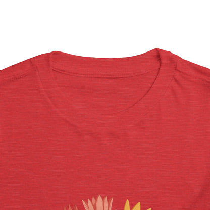 Cute Tulip Floral Christ Tee for Toddlers | Daily Faith Inspiration | Ideal Gift for Kids