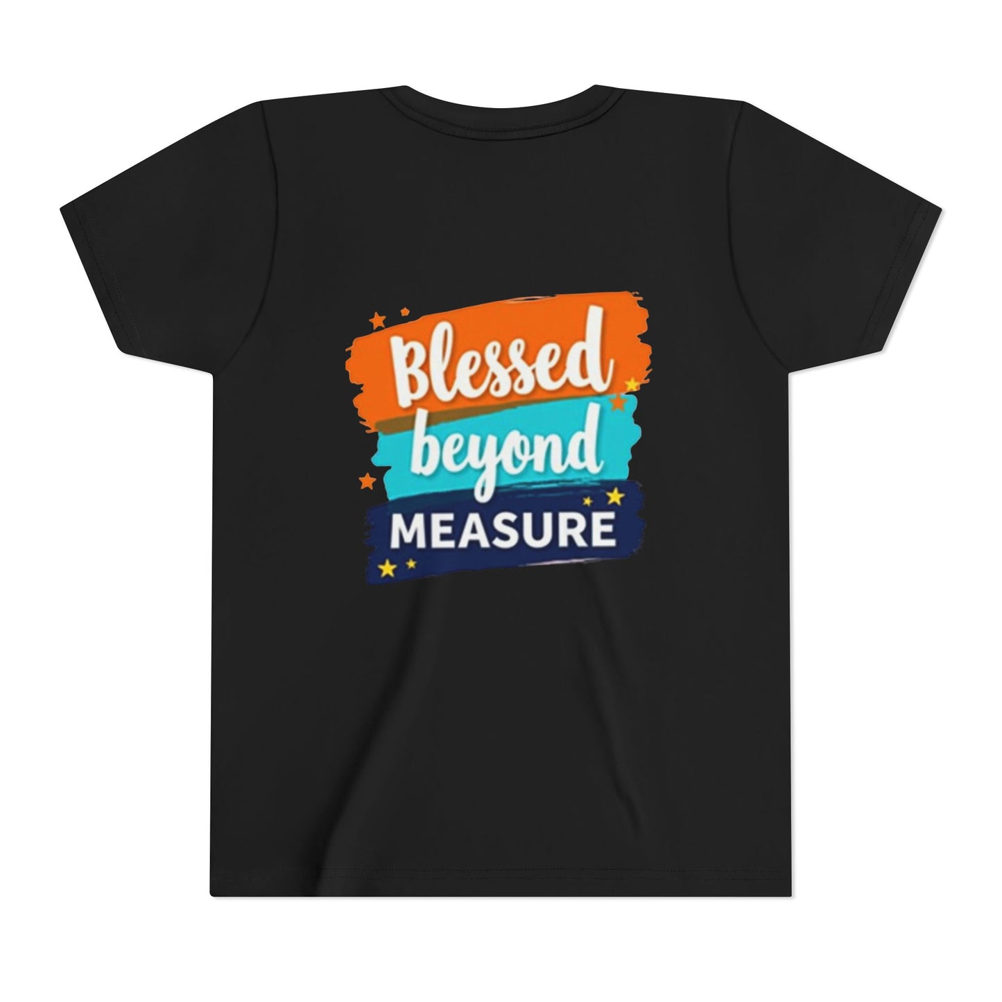 Blessed Beyond Measure Youth Tee | Inspirational Kids Shirt, Faith Design