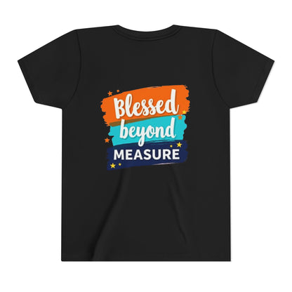 Blessed Beyond Measure Youth Tee | Inspirational Kids Shirt, Faith Design