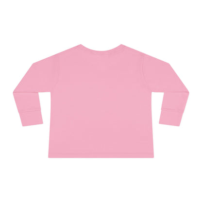 Blessed Baby Toddler Long Sleeve Tee — Cute Sleeping Newborn Floral Design