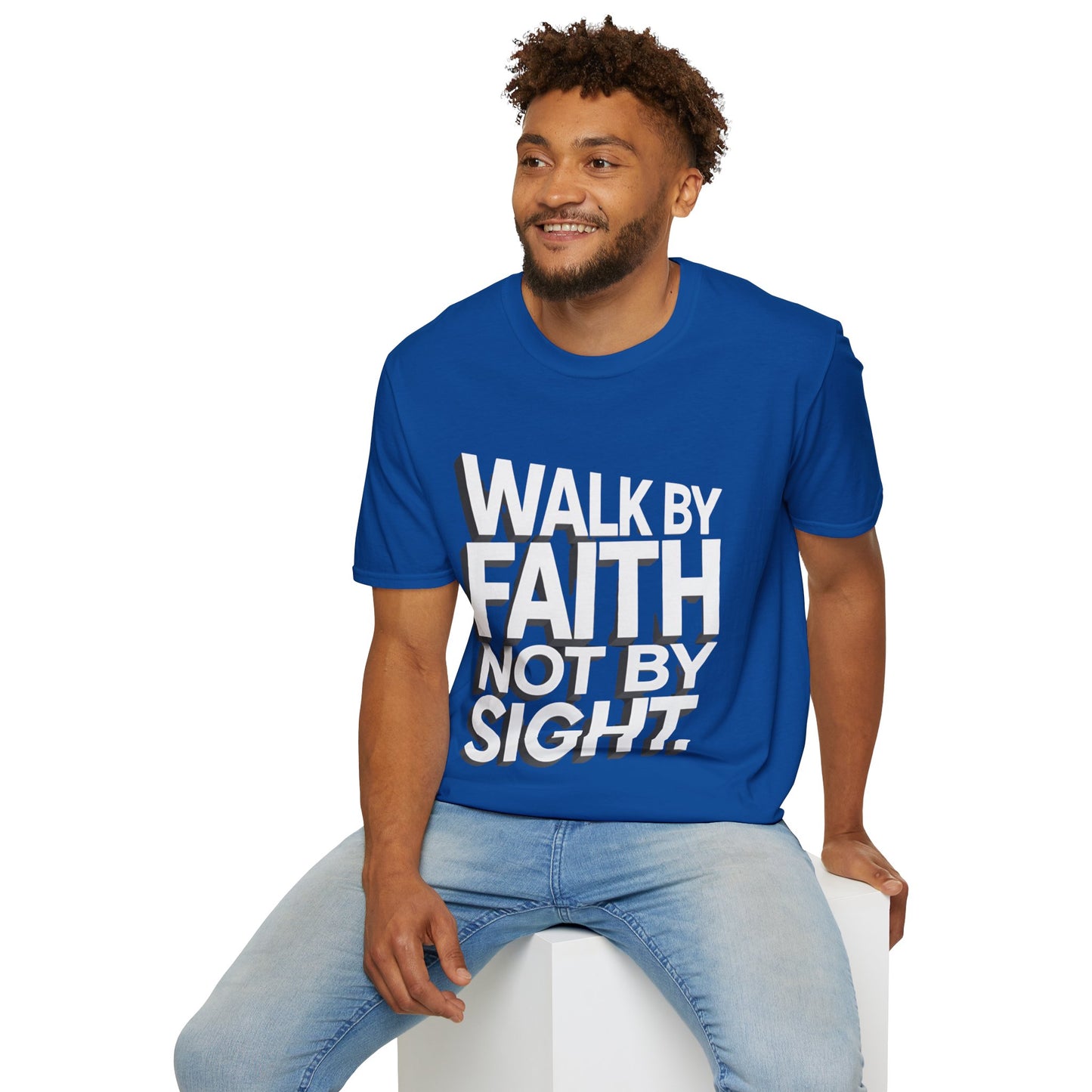 Walk By Faith T-Shirt — Womens/Mens Faith Graphic Tee