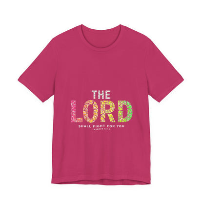 The LORD multicolor mosaic Tee | T-Shirt, Christian faith typography