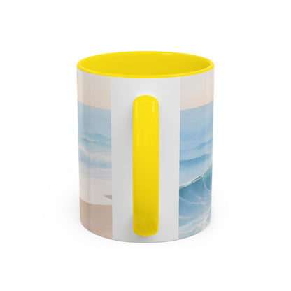 Psalm 46:10 Ocean Coffee Mug – "Be Still and Know That I Am God" Inspirational Ceramic