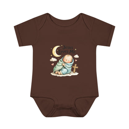 Jesus Loves Me Baby Bodysuit - Infant Christian Onesie for Newborns
