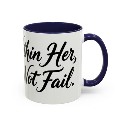 Inspirational Script Coffee Mug — "Strength Lives in Small, Steady Moments" (11/15 oz)