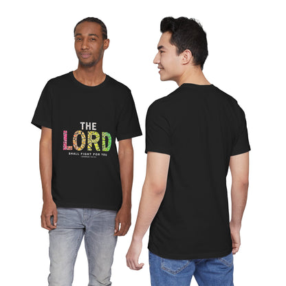 The LORD multicolor mosaic Tee | T-Shirt, Christian faith typography