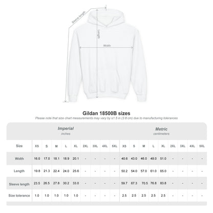 Youth Hoodie — "Fearfully & Wonderfully Made" Christian Kids Sweatshirt (Psalm 139:14)