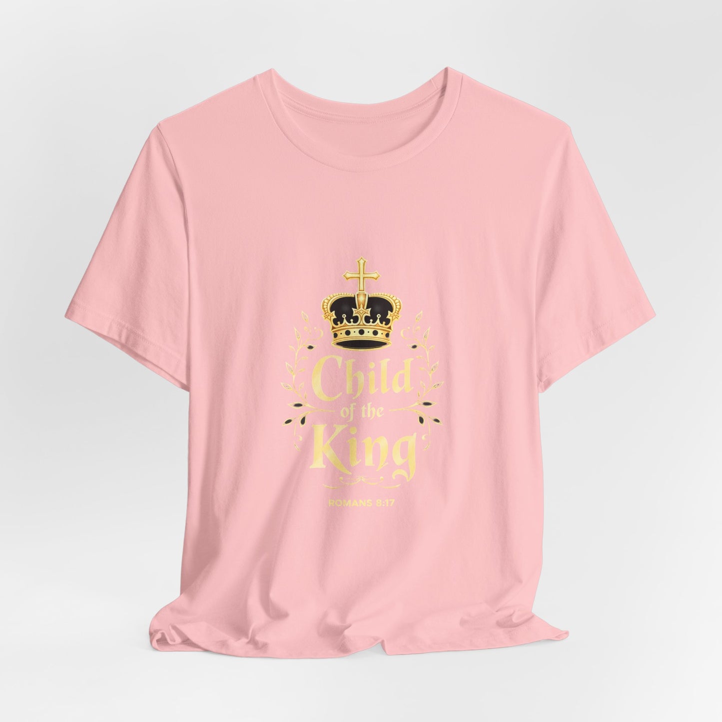 Child of the King T-Shirt | Romans 8:17 Christian Crown Tee | Perfect Gift for Believers  | Thoughtful Christian Gift