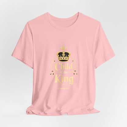 Child of the King T-Shirt | Romans 8:17 Christian Crown Tee | Perfect Gift for Believers  | Thoughtful Christian Gift