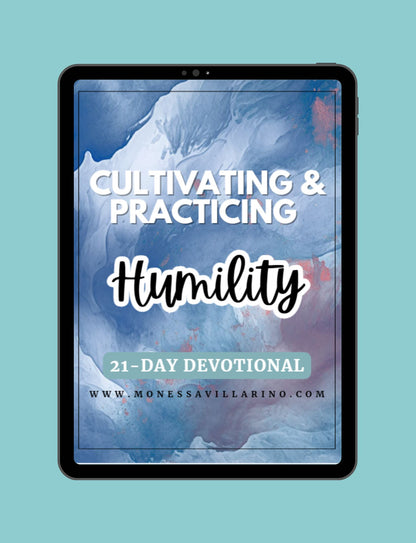 Practicing and Cultivating Humility- 21 Day Devotional Journal Digital