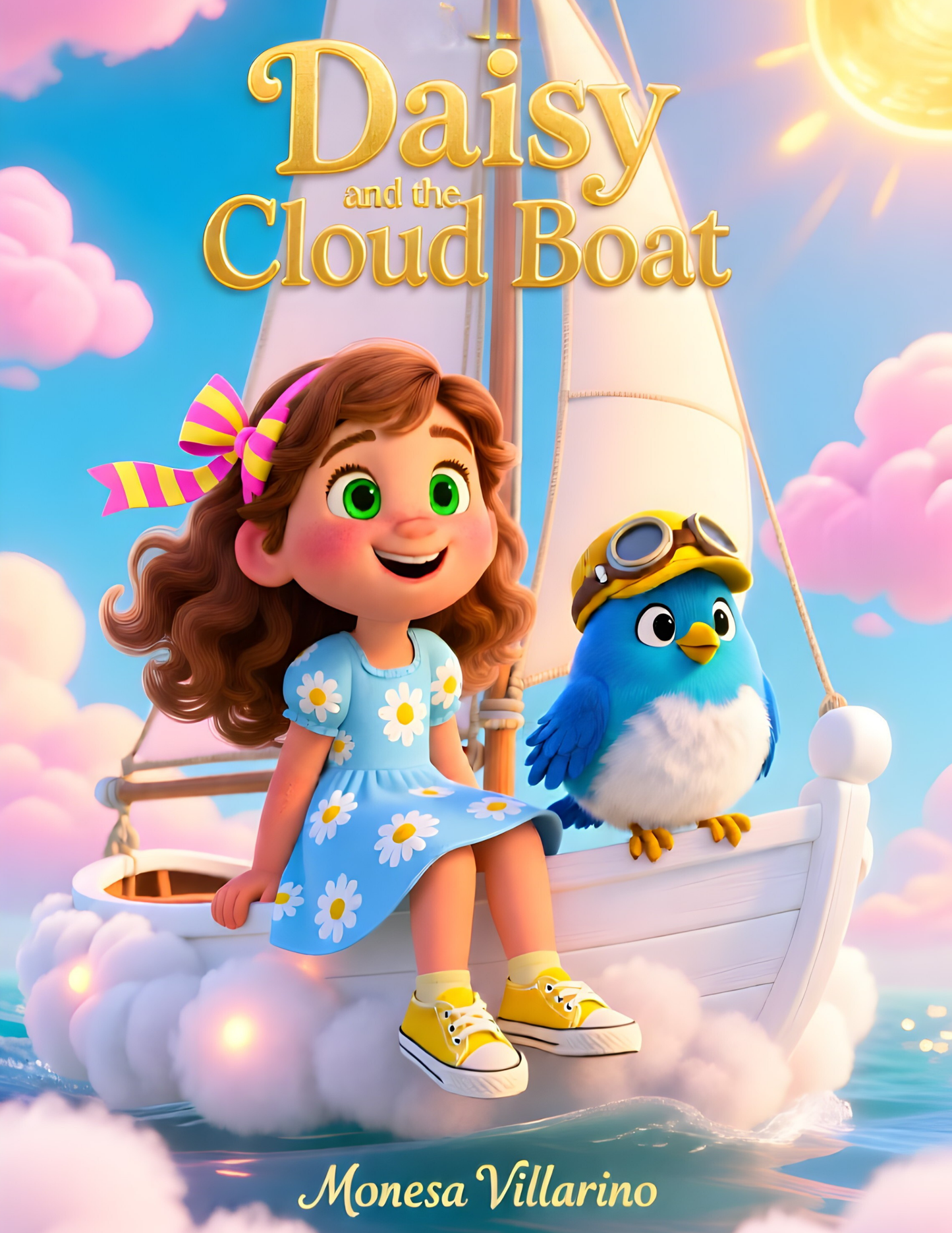 Daisy and the Cloud Boat: Children’s Bedtime Stories Ages 5-10 | 8.5 x 11 | Ebook Digital Download