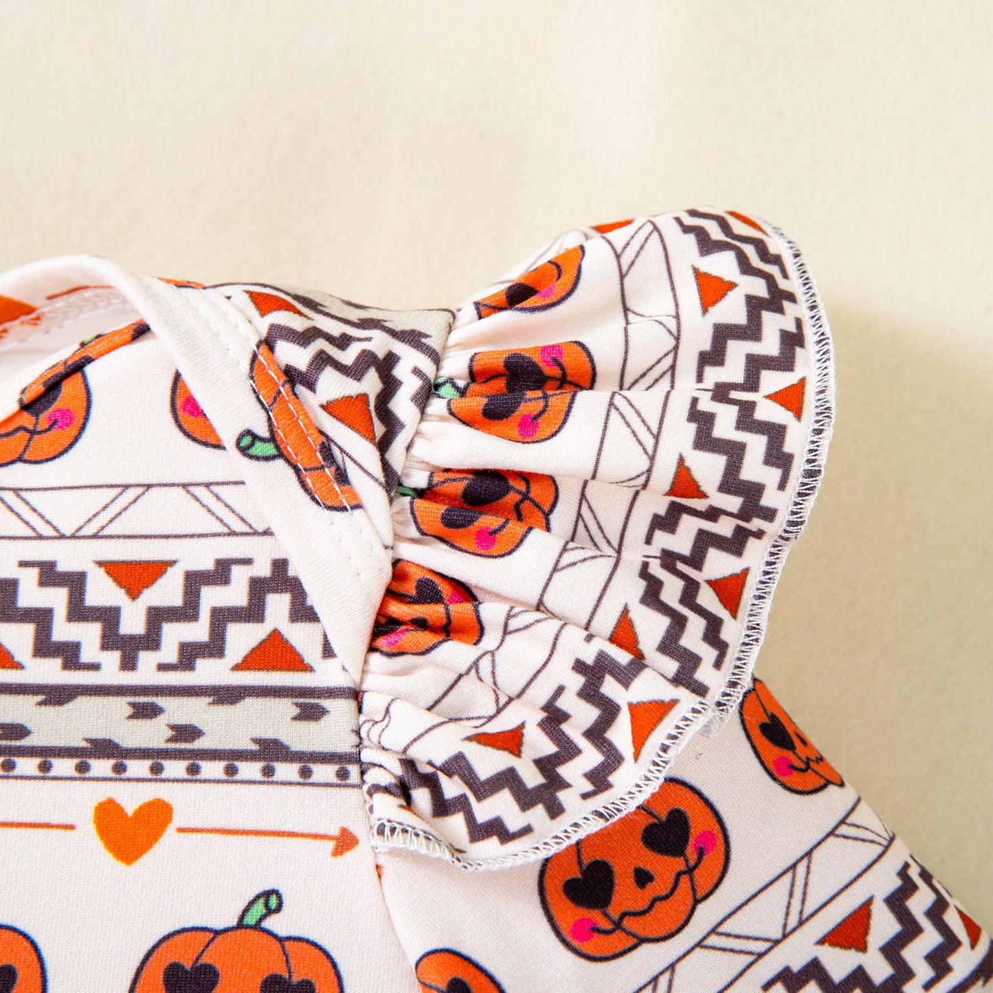Baby Bodysuit Cartoon Pumpkin Long Sleeve Onesie with Accessories 2-Piece Set Baby Crawling Suit Party Outfit