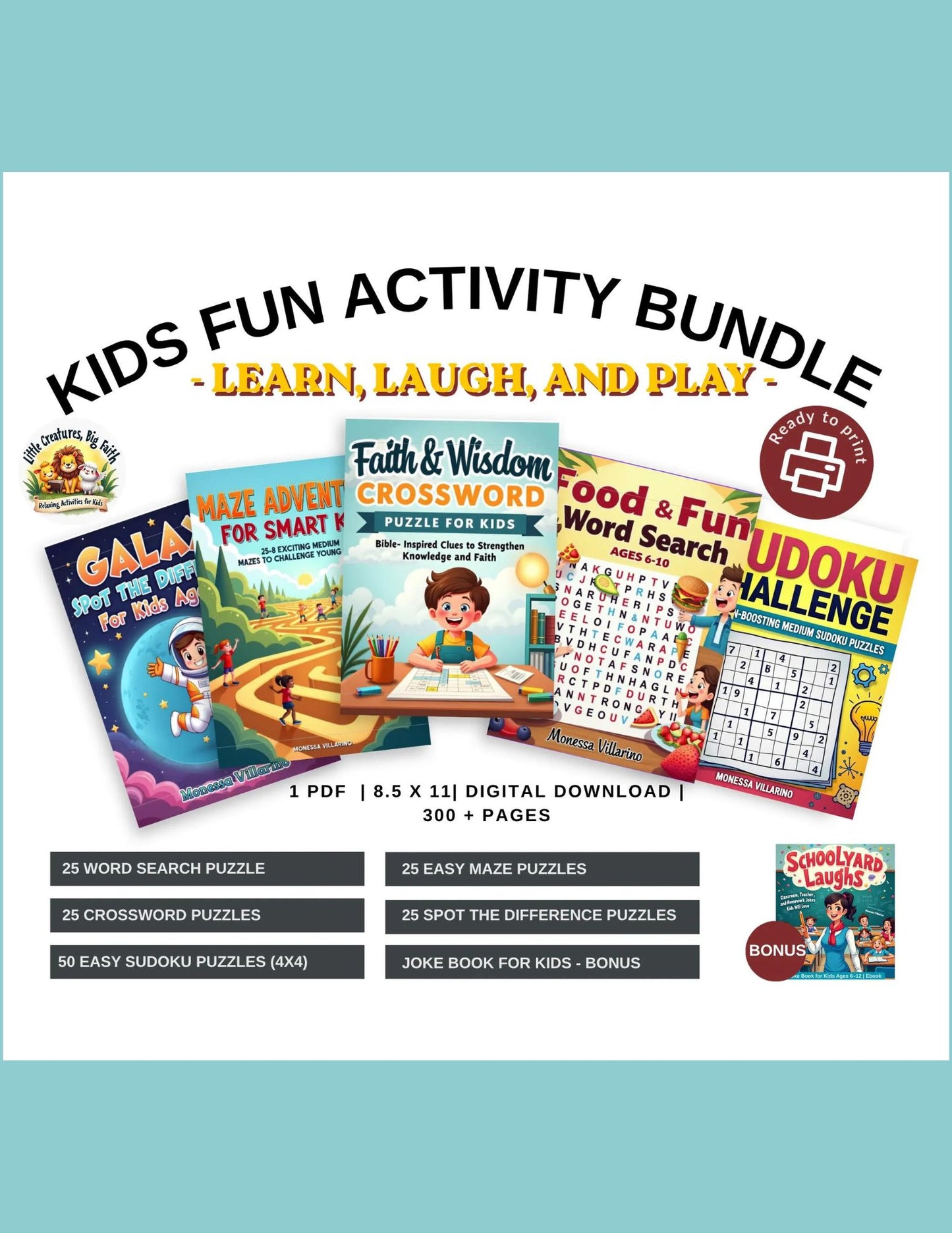 Kids Activity Bundle Printable
