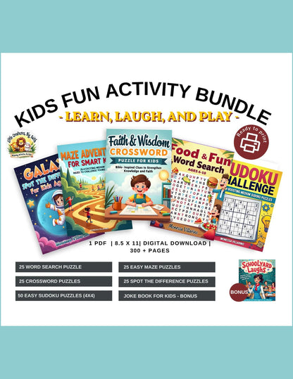 Kids Activity Bundle Printable