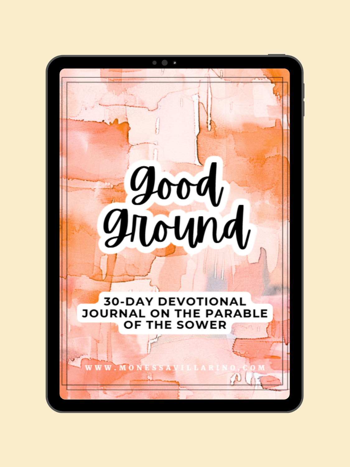 Good Ground: 30-Day Devotional Journal on the Parable of the Sower | 8.5 X 11 Canva Editable