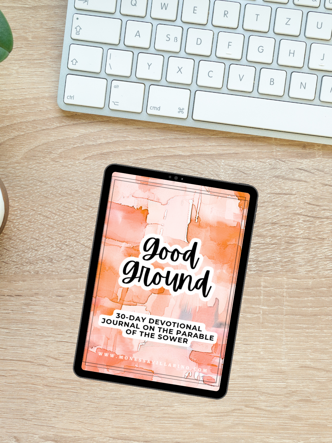 Good Ground: 30-Day Devotional Journal on the Parable of the Sower | 8.5 X 11 Canva Editable