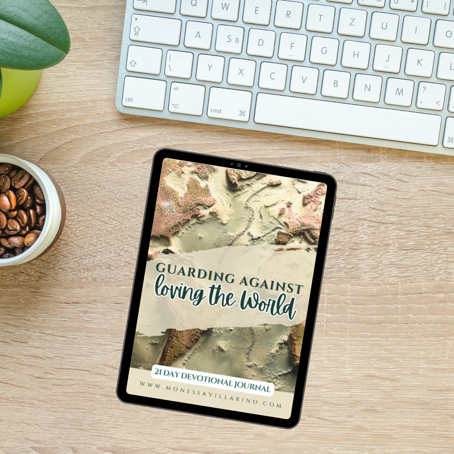 Guarding Against Loving the World 21-day devotional journal | 8.5 X 11 | Instant Download
