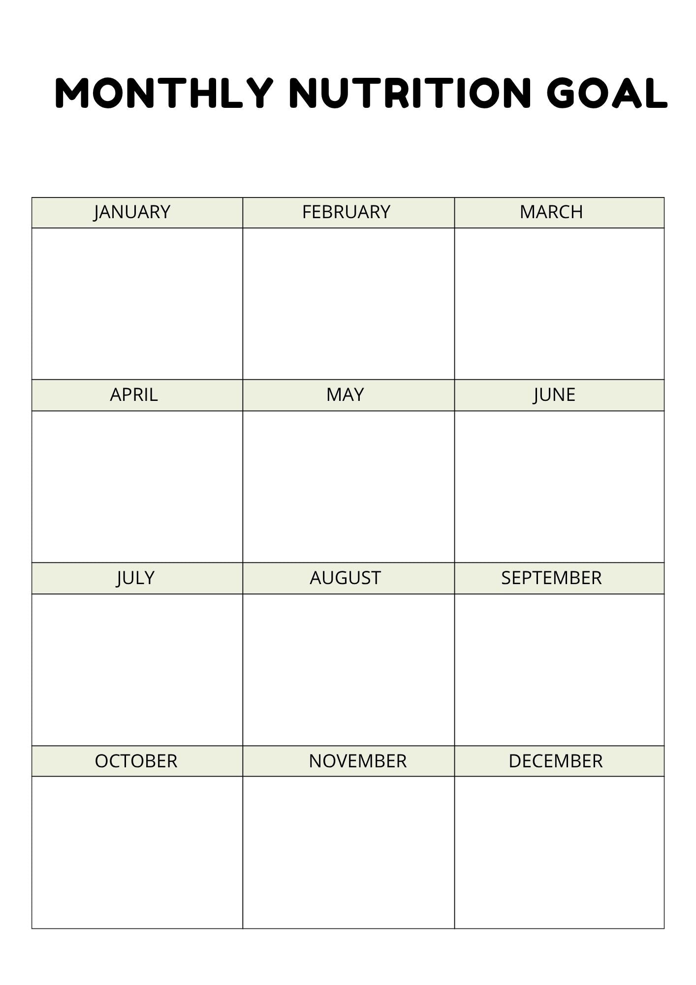 Nutrition Planner  Wellness Starts Within