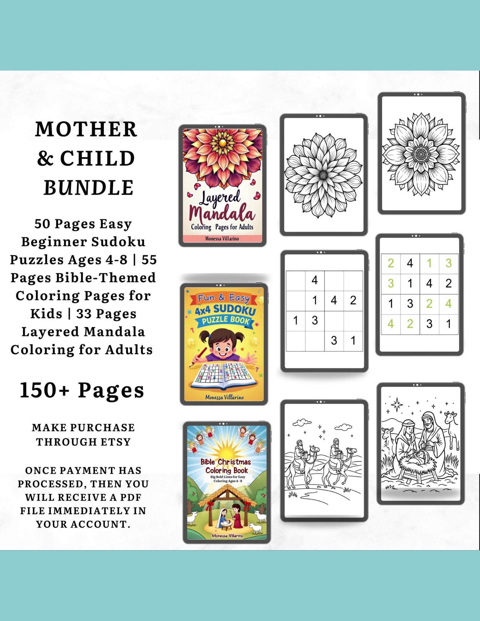 Mother Child Activity Bun