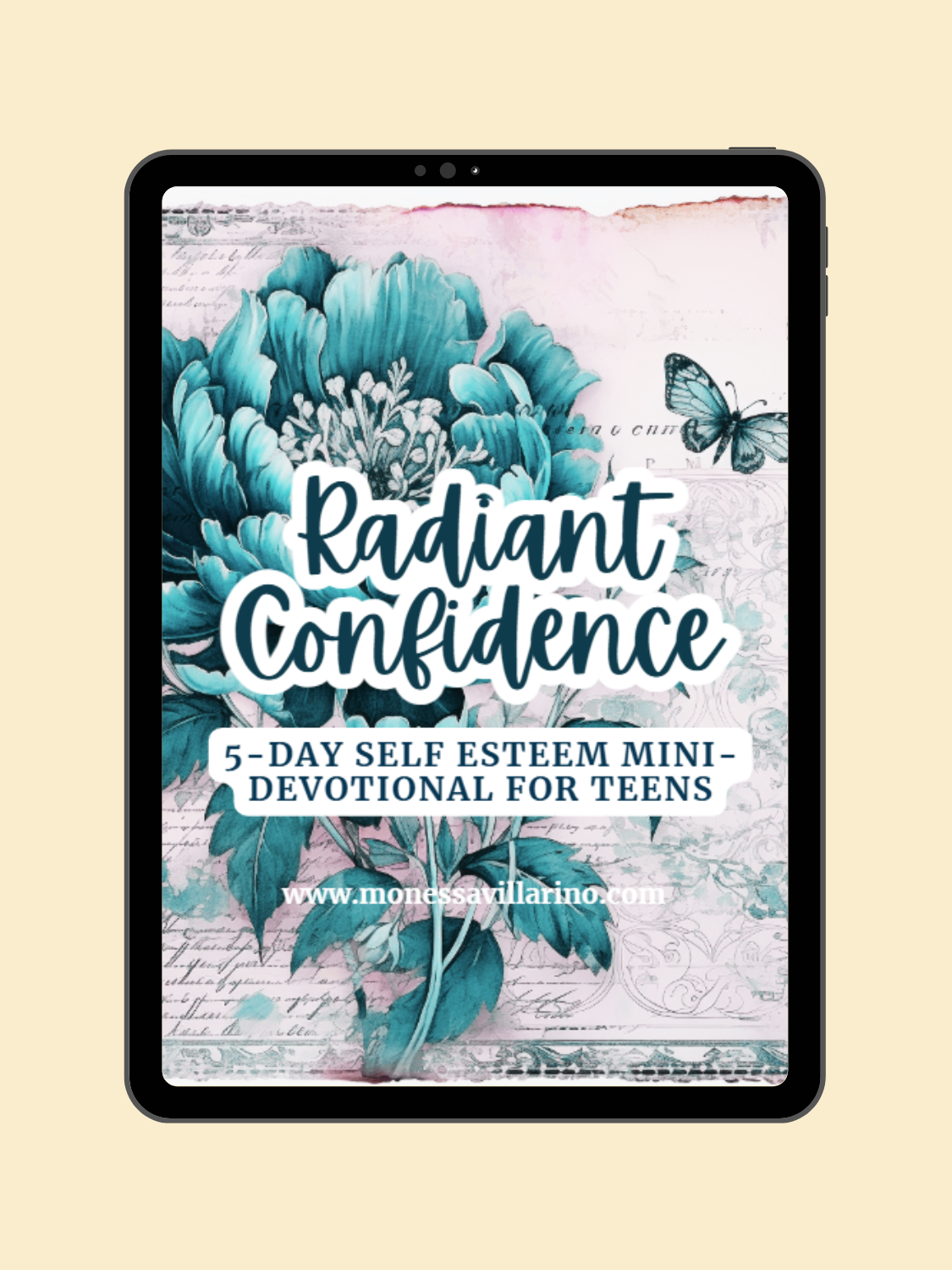Radiant Confidence: 5-Day Self-Esteem Mini-Devotional for Teens | 8.5 X 11 Digital Download Canva Editable