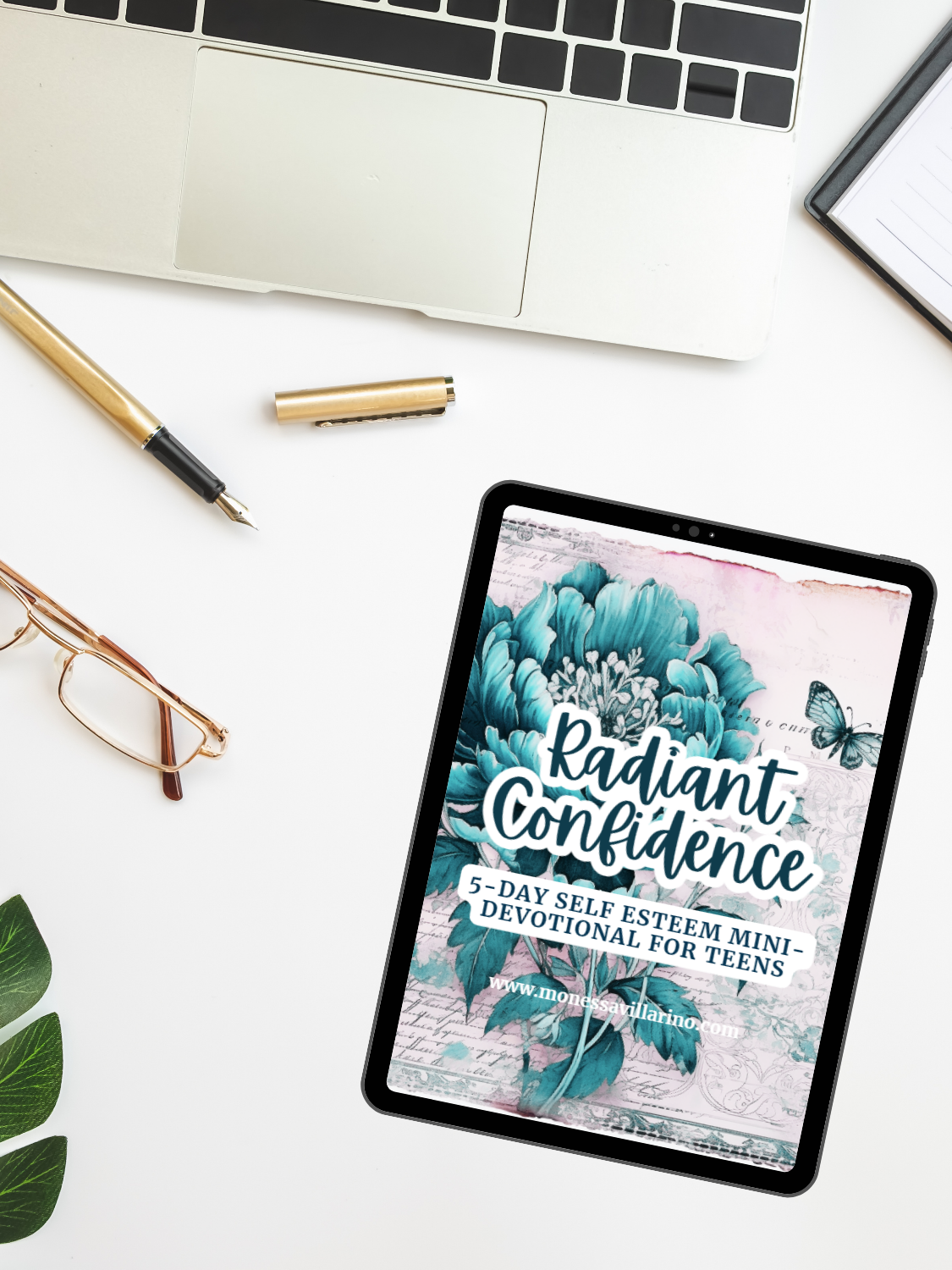 Radiant Confidence: 5-Day Self-Esteem Mini-Devotional for Teens | 8.5 X 11 Digital Download Canva Editable