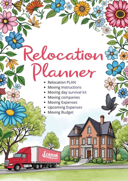 Relocation Planner Floral Edition
