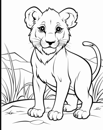 230 Wild Animals Coloring Pages Ages 4-8 Instant Download