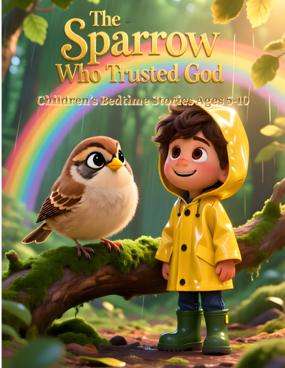 The Sparrow Who Trusted God: Children’s Bedtime Stories Ages 5-10 | 8.5 X 11