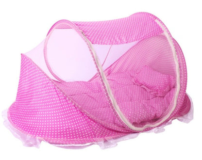 Foldable Baby Bed Net With Pillow Net 2pieces Set adb30da1cbfcae8f3eb196a6eb5e266f