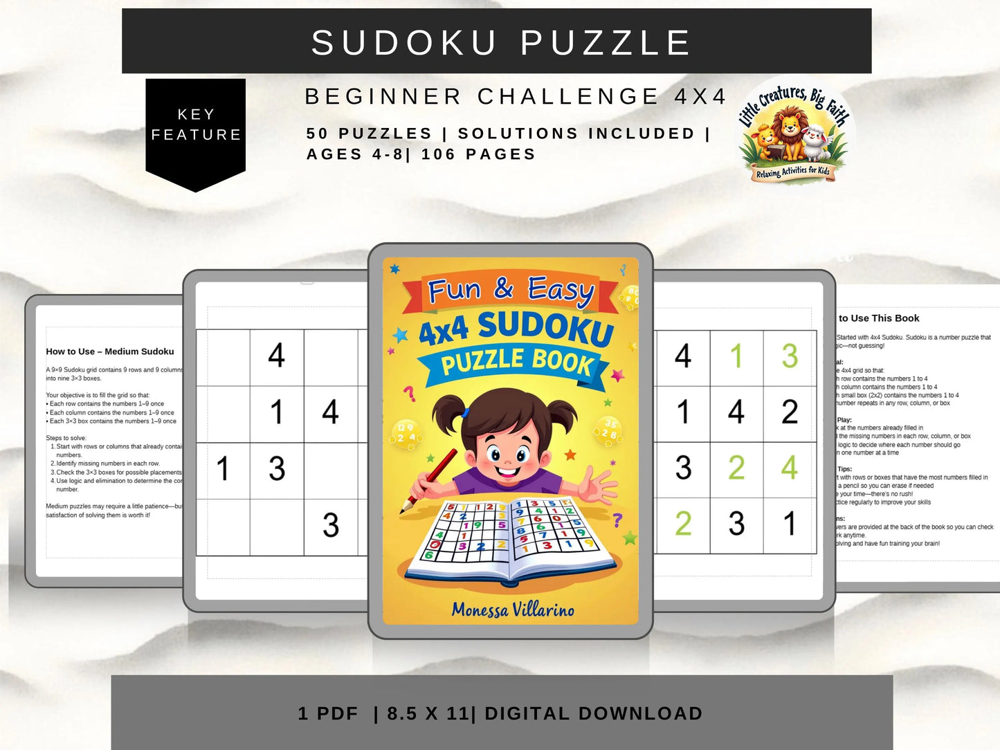 Kids Activity Bundle Printable – 300+ Pages of Fun Learning Activities for Ages 5–8