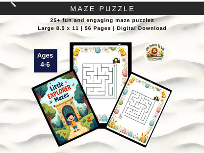 Kids Activity Bundle Printable – 300+ Pages of Fun Learning Activities for Ages 5–8