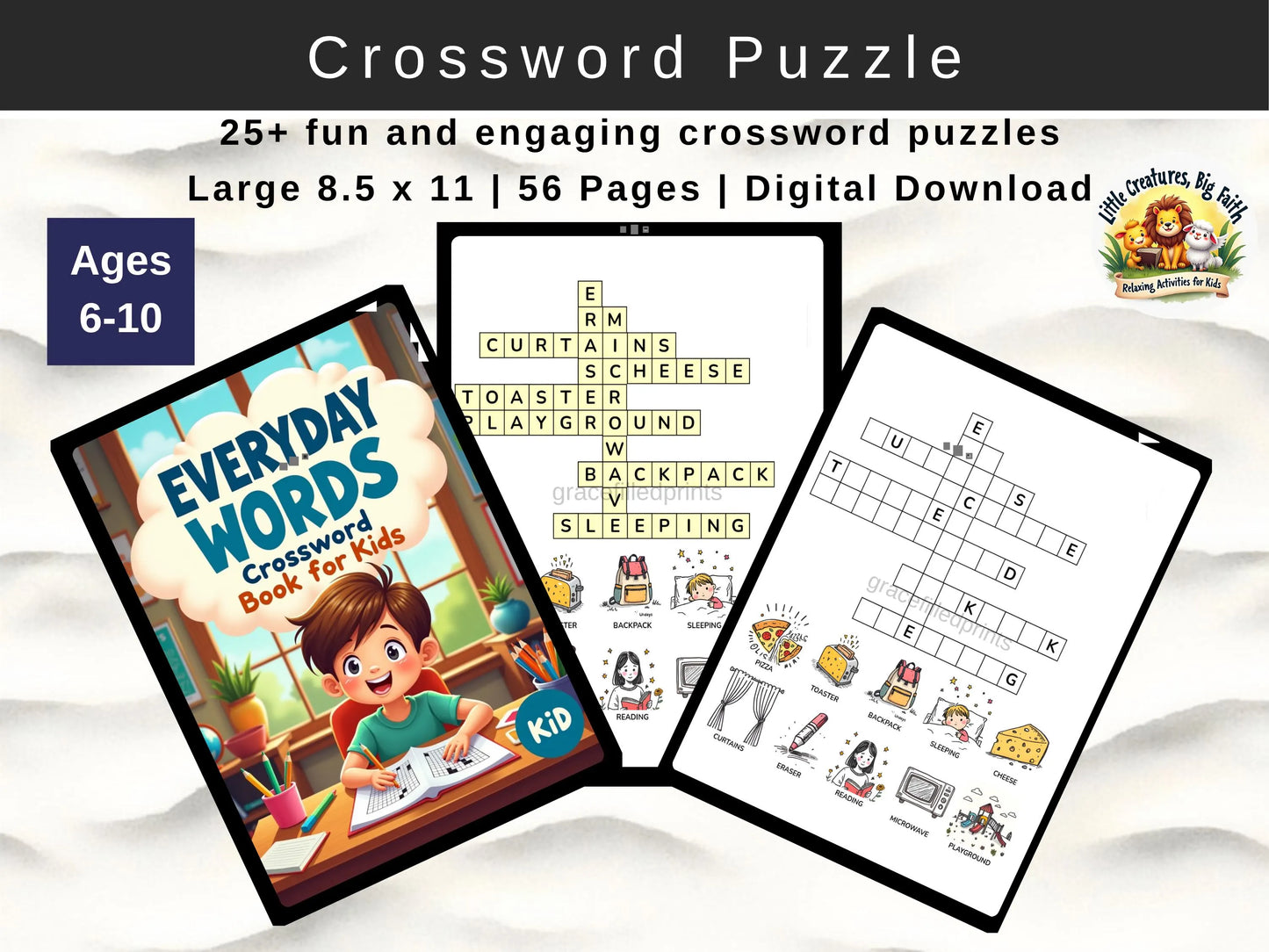 Kids Activity Bundle Printable – 300+ Pages of Fun Learning Activities for Ages 5–8