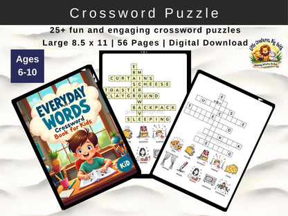 Kids Activity Bundle Printable – 300+ Pages of Fun Learning Activities for Ages 5–8